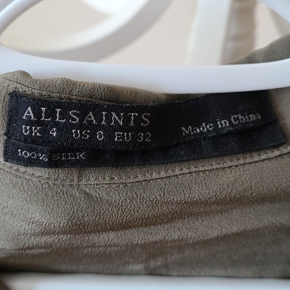 Allsaints army green shirt - Picture 3 of 4